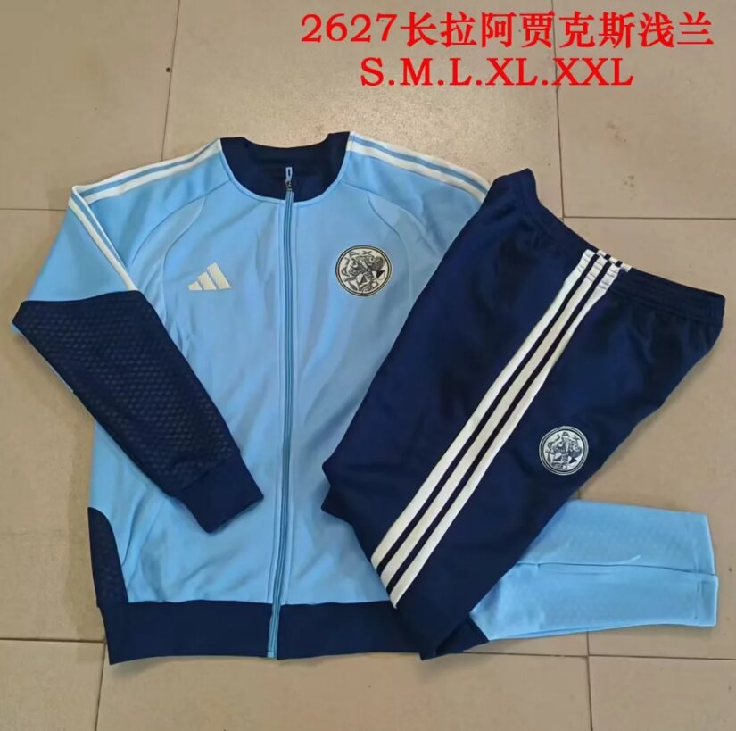 AAA Quality Ajax 26/27 Tracksuit - Sky Blue